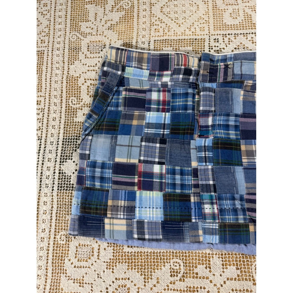 American Eagle Vintage Blue Y2K
Patchwork Plaid Mini Low Rise Skirt Size 2 - Picture 3 of 11